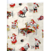 Counter Roll Gift Wrap Sleeping Santas 